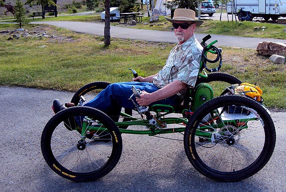 off road recumbent bike